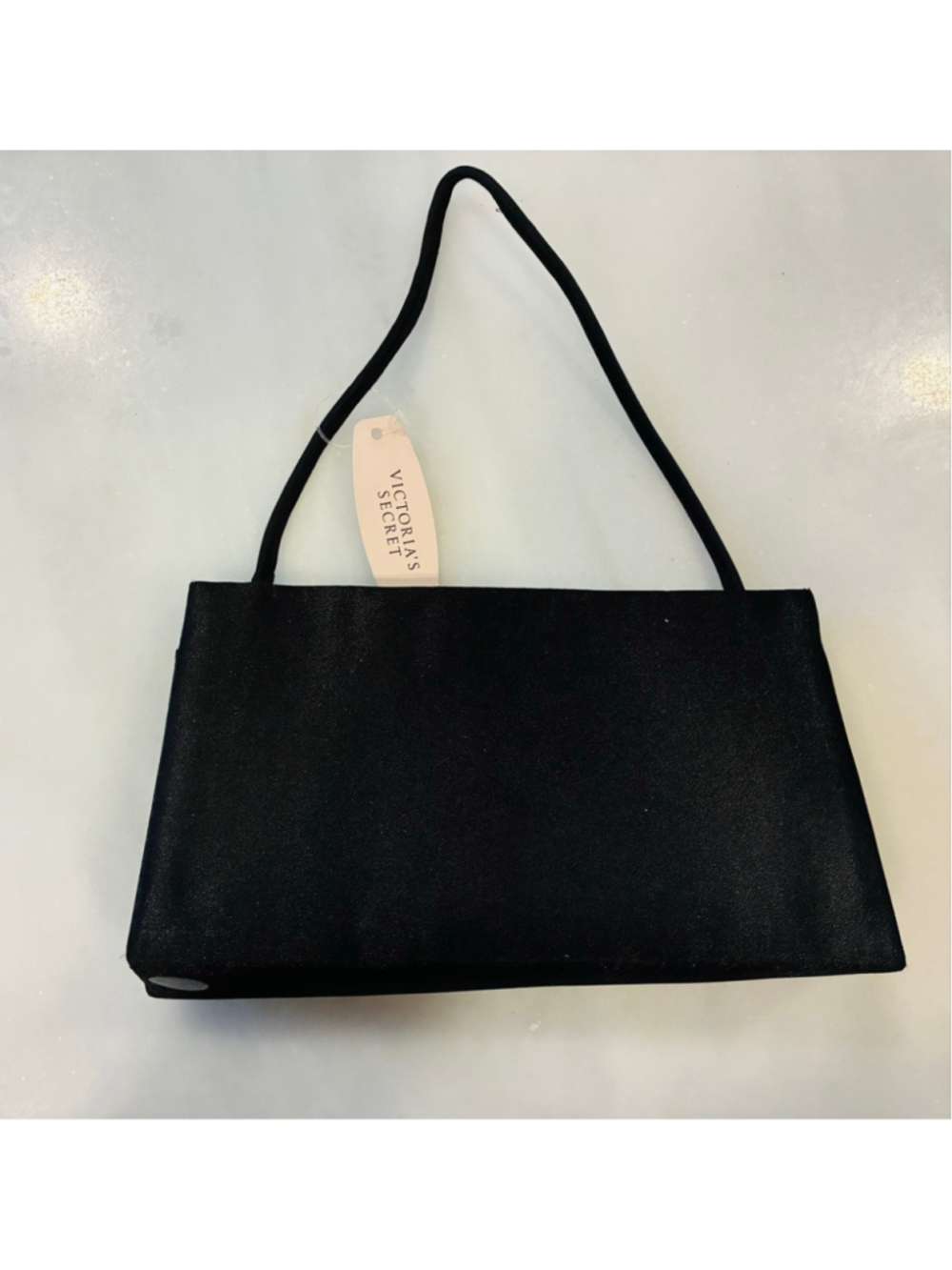 Victoria's Secret Black Beaded Clutch Bag small
